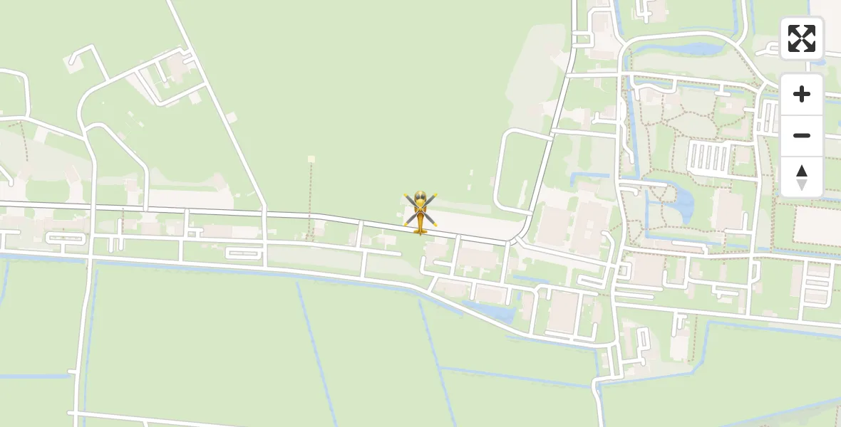 Vluchtroute Ambulancehelikopter Vliegbasis Leeuwarden - Vliegbasis Leeuwarden, 17 april 2026, 17:40