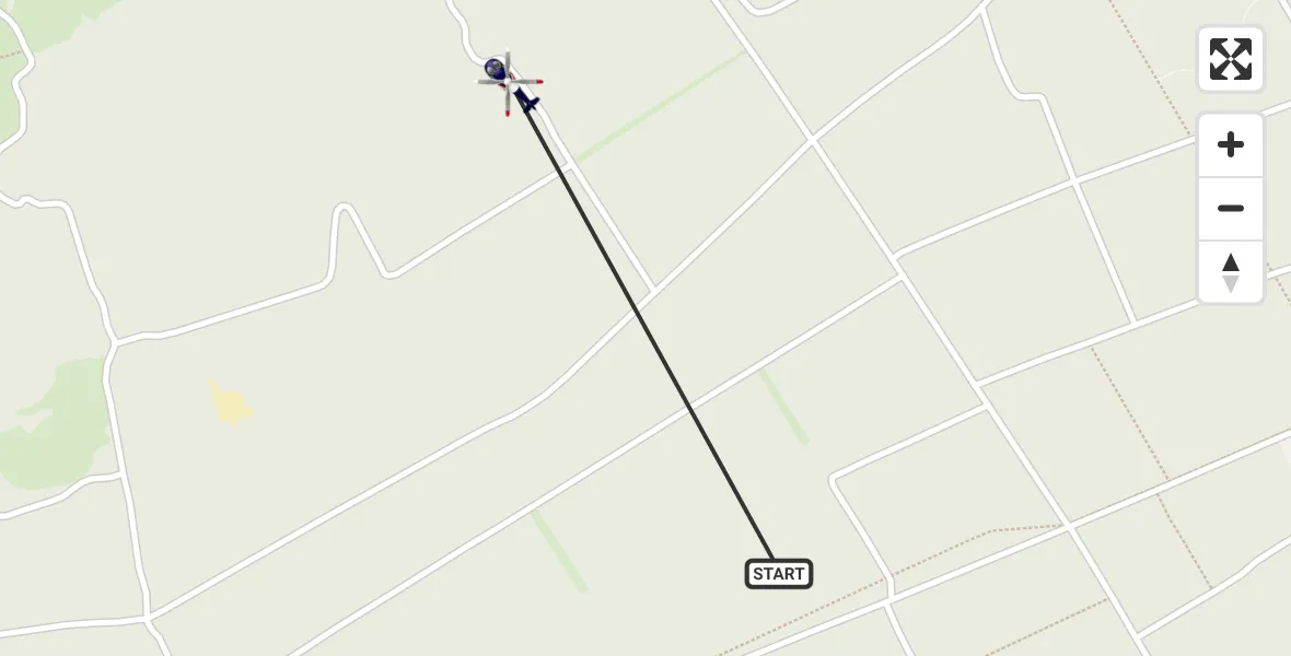 Vluchtroute Politiehelikopter van Vierhouten naar Vierhouten