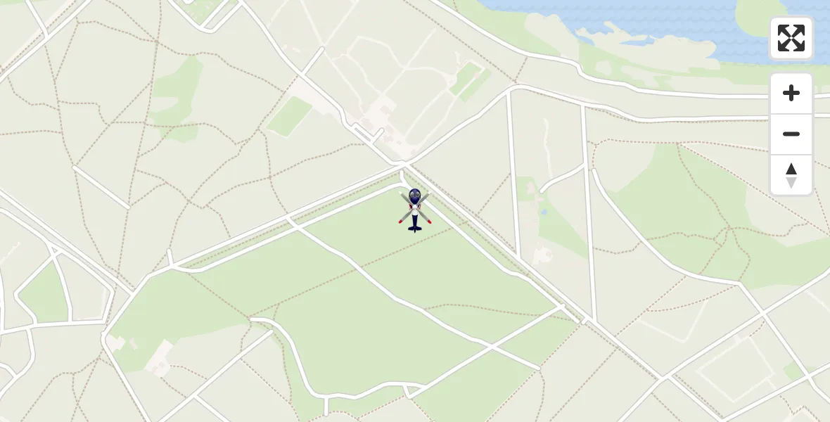 Vluchtroute Politiehelikopter van Doorn naar Doorn