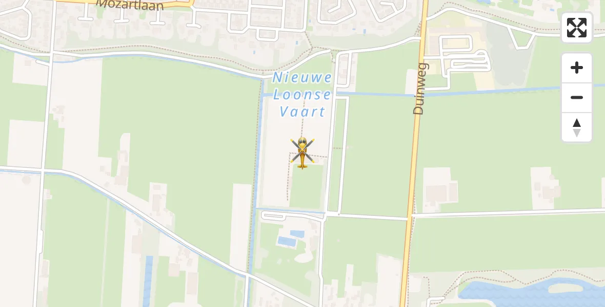 Vluchtroute Traumahelikopter Drunen - Drunen, 10 mei 2026, 16:50