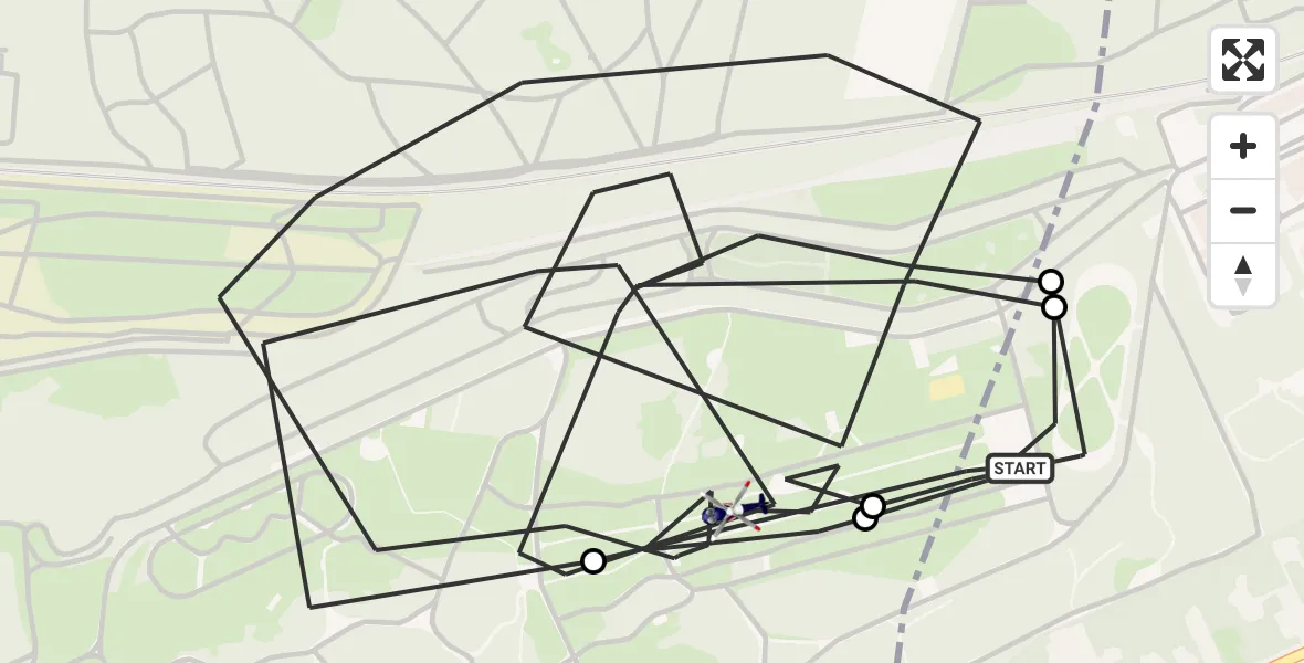 Vluchtroute Politiehelikopter Amersfoort - Soest, 21 mei 2026, 13:27