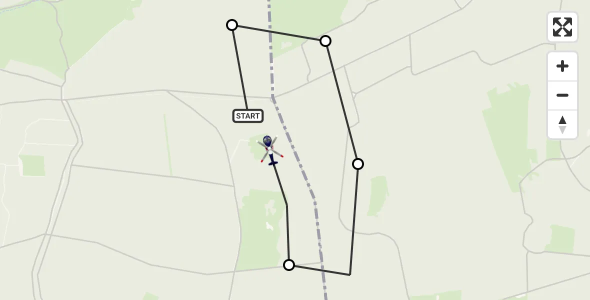 Vluchtroute Politiehelikopter Elspeet - Elspeet, 27 mei 2026, 12:41