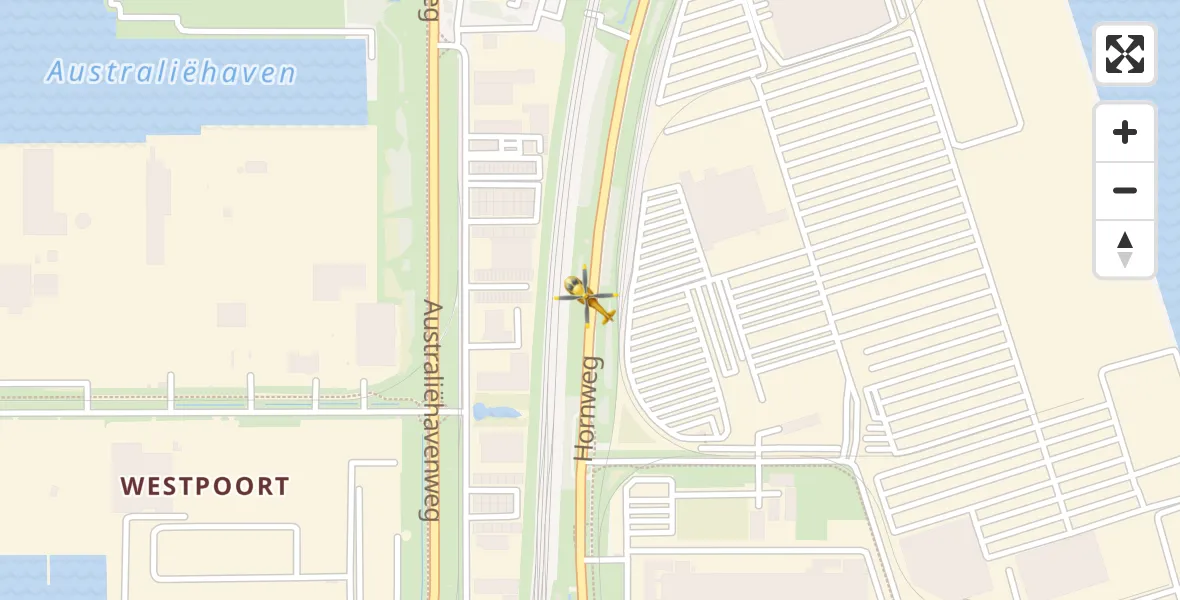 Vluchtroute Traumahelikopter Amsterdam - Amsterdam, 28 mei 2026, 18:35