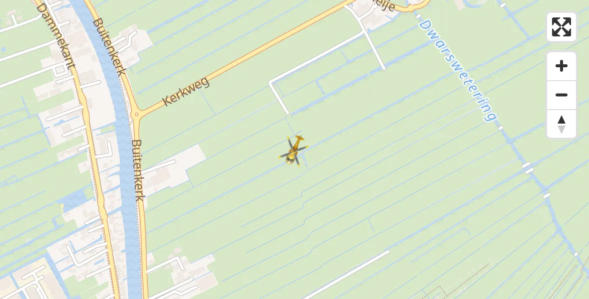 Vluchtroute Traumahelikopter Bodegraven - Bodegraven, 29 mei 2026, 17:32