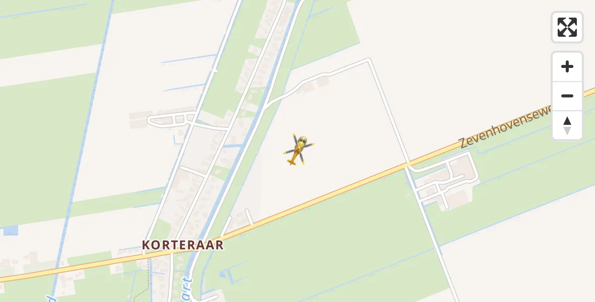 Vluchtroute Traumahelikopter Ter Aar - Ter Aar, 29 mei 2026, 18:49