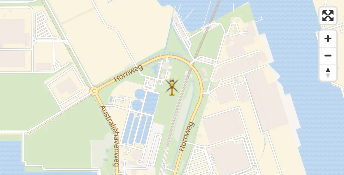 Vluchtroute Traumahelikopter Amsterdam Heliport - Amsterdam Heliport, 31 mei 2026, 05:00