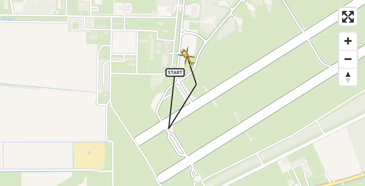 Vluchtroute Traumahelikopter Vliegbasis Volkel - Vliegbasis Volkel, 01 juni 2026, 02:00