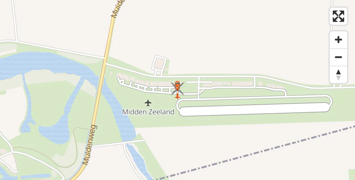 Vluchtroute Kustwachthelikopter Vliegveld Midden-Zeeland - Vliegveld Midden-Zeeland, 01 juni 2026, 10:42