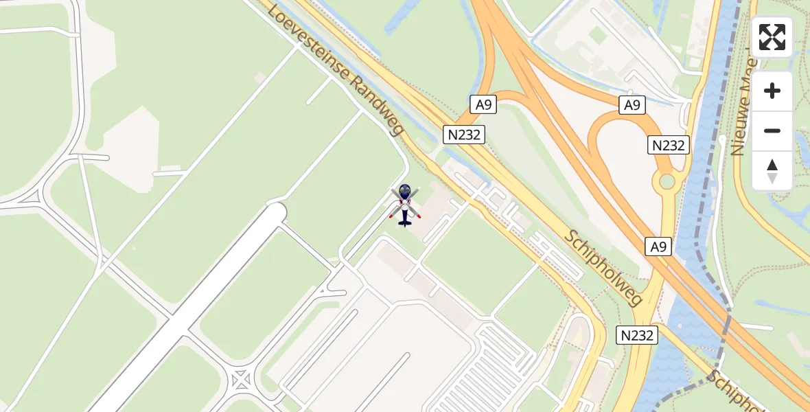 Vluchtroute Politiehelikopter Amsterdam Vliegveld Schiphol - Amsterdam Vliegveld Schiphol, 02 juni 2026, 16:57