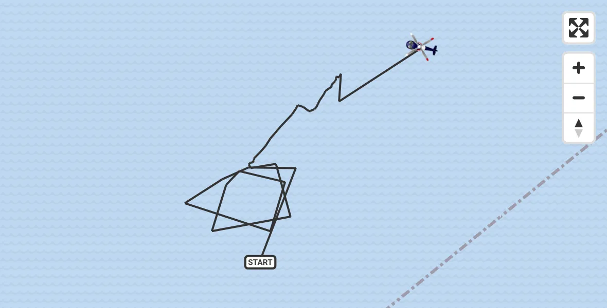 Vluchtroute Politiehelikopter Waddenzee - Waddenzee, 04 juni 2026, 09:48