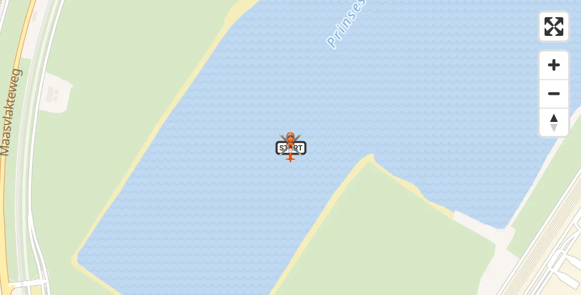 Vluchtroute Kustwachthelikopter Maasvlakte Rotterdam - Maasvlakte Rotterdam, 11 juni 2026, 08:54