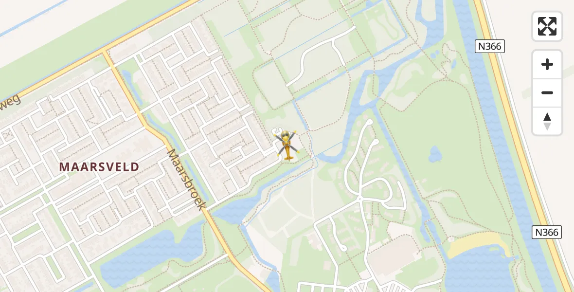 Vluchtroute Traumahelikopter Stadskanaal - Stadskanaal, 14 juni 2026, 04:25