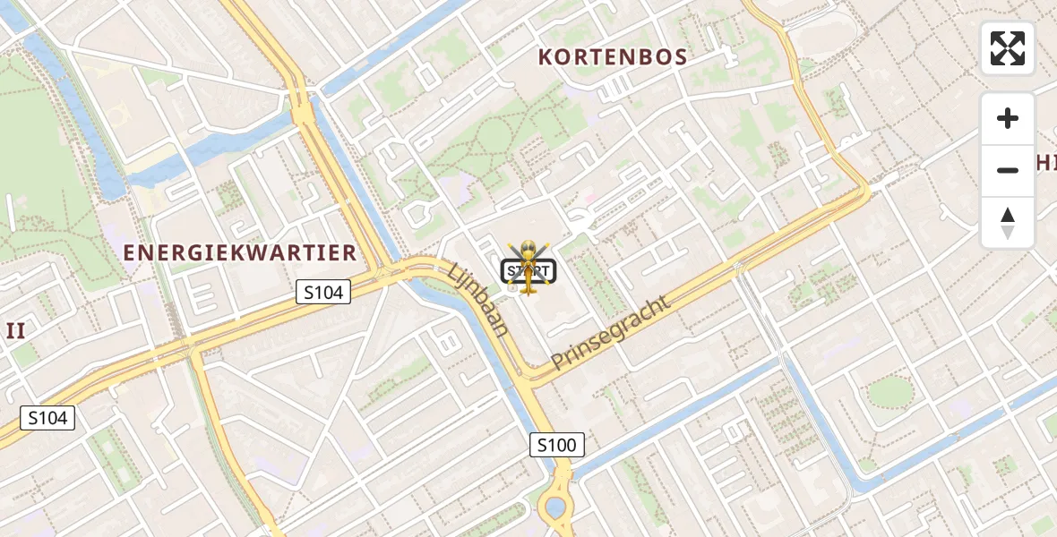 Vluchtroute Traumahelikopter HMC Westeinde Heliport - HMC Westeinde Heliport, 22 juni 2026, 06:51