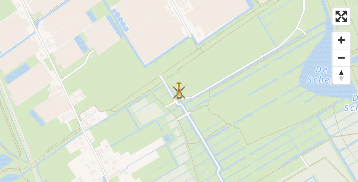 Vluchtroute Traumahelikopter Pijnacker - Pijnacker, 23 juni 2026, 09:41
