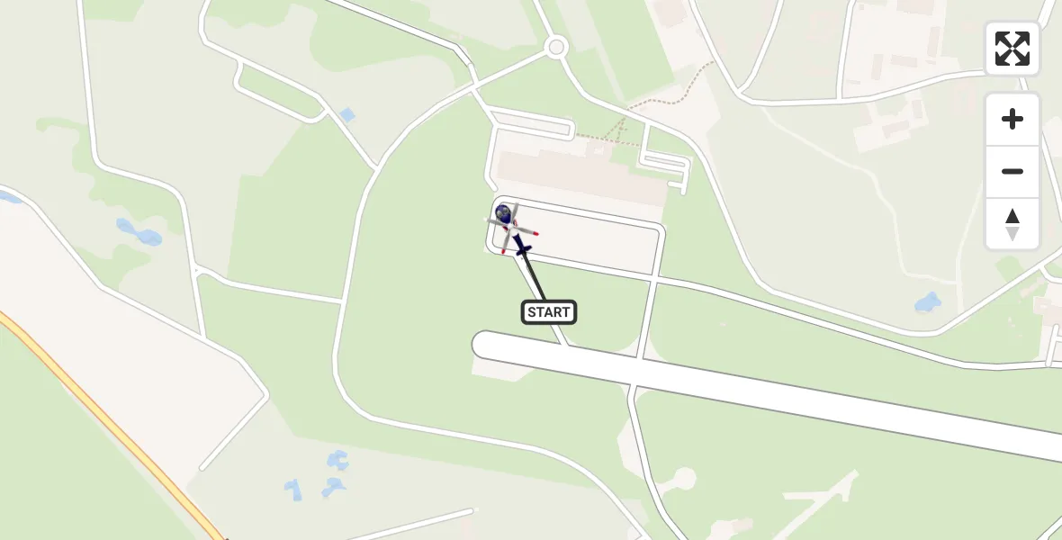 Vluchtroute Politiehelikopter Vliegbasis Gilze Rijen - Vliegbasis Gilze Rijen, 25 juni 2026, 09:18