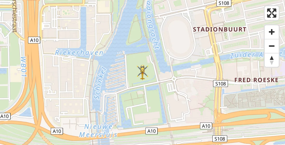 Vluchtroute Traumahelikopter Amsterdam - Amsterdam, 28 juni 2026, 03:03