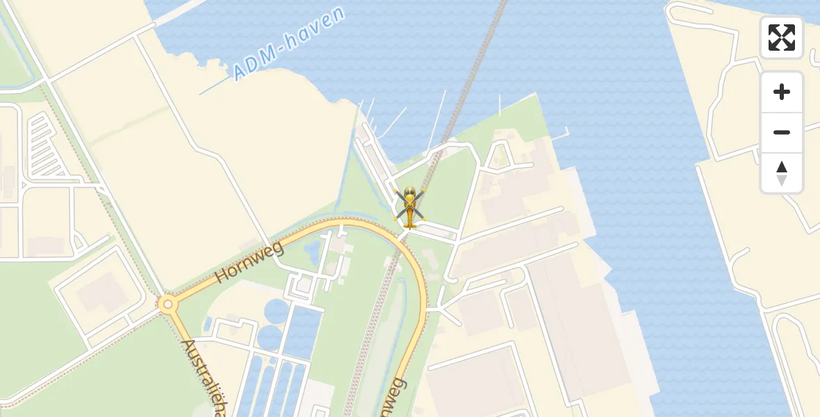 Vluchtroute Traumahelikopter Amsterdam Heliport - Amsterdam Heliport, 02 juli 2026, 07:24