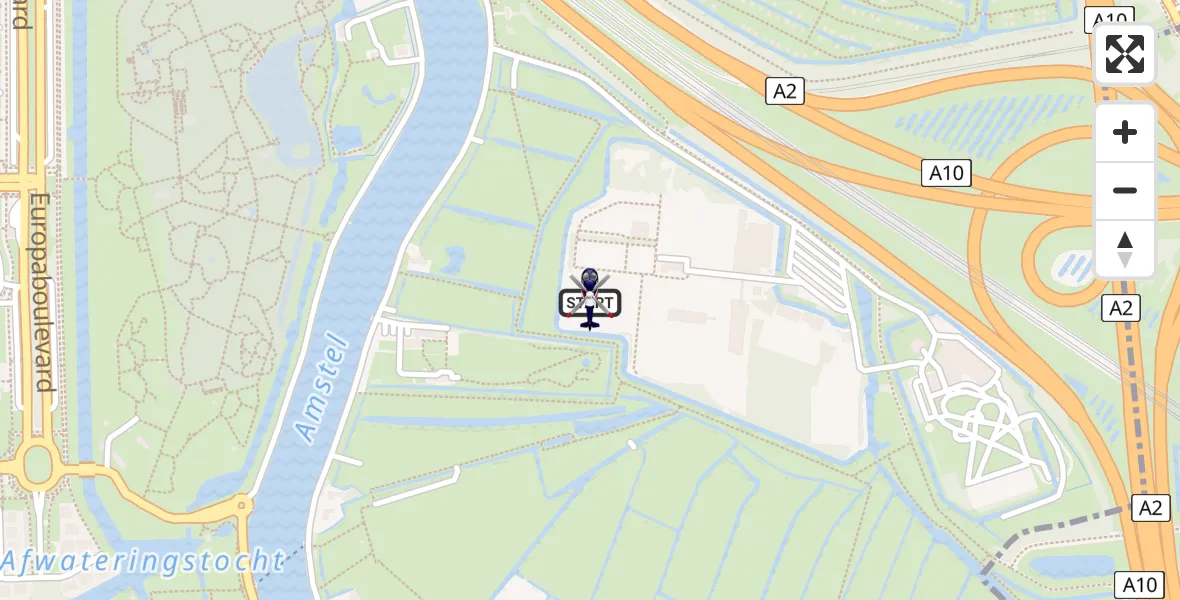 Vluchtroute Politiehelikopter Amsterdam - Amsterdam, 02 juli 2026, 08:57