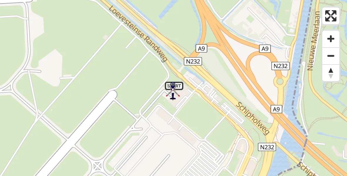 Vluchtroute Politiehelikopter Amsterdam Vliegveld Schiphol - Amsterdam Vliegveld Schiphol, 02 juli 2026, 10:01