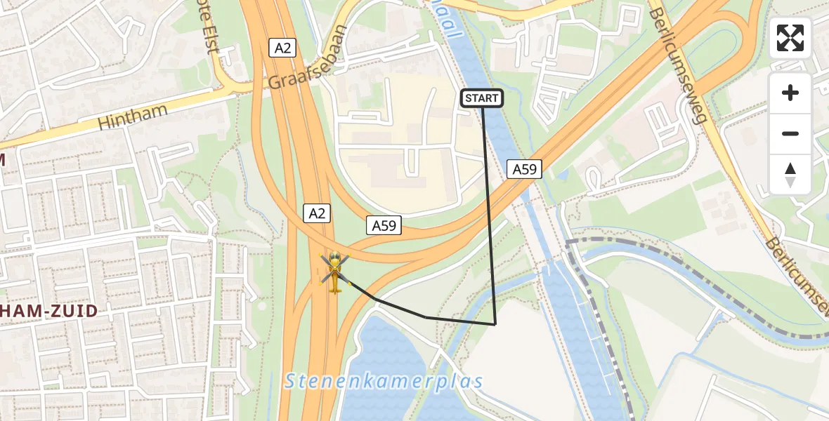 Vluchtroute Traumahelikopter Rosmalen - Rosmalen, 02 juli 2026, 17:21