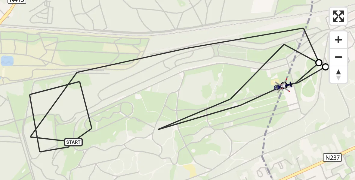 Vluchtroute Politiehelikopter Soest - Soest, 03 juli 2026, 08:38