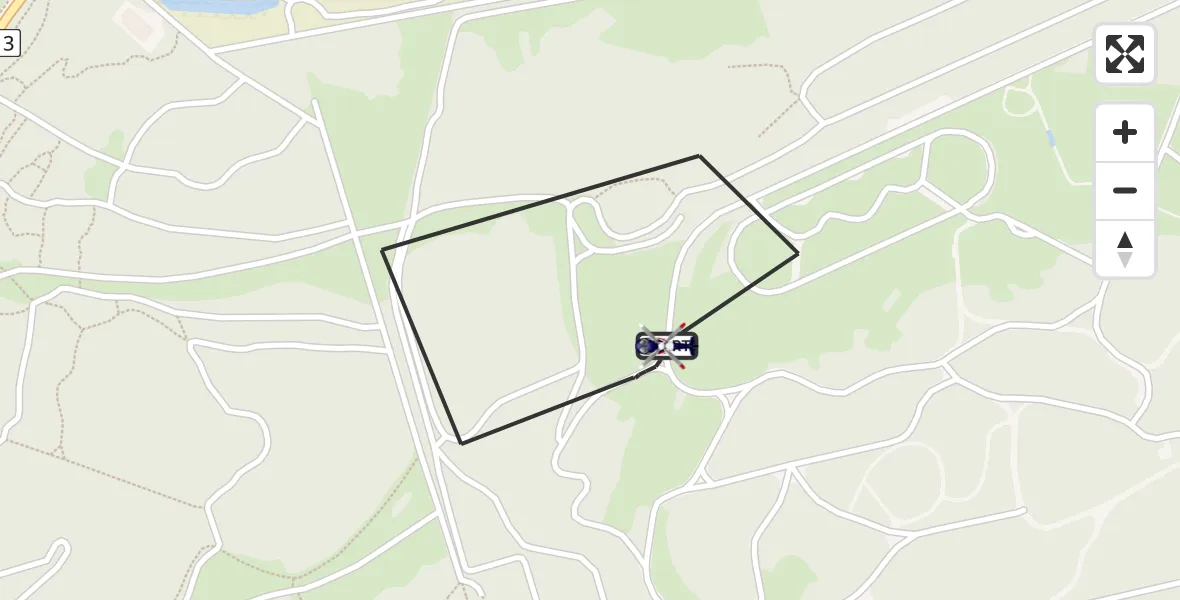 Vluchtroute Politiehelikopter Soest - Soest, 03 juli 2026, 08:58