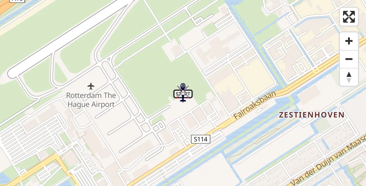Vluchtroute Politiehelikopter Rotterdam The Hague Airport - Rotterdam The Hague Airport, 08 juli 2026, 11:31