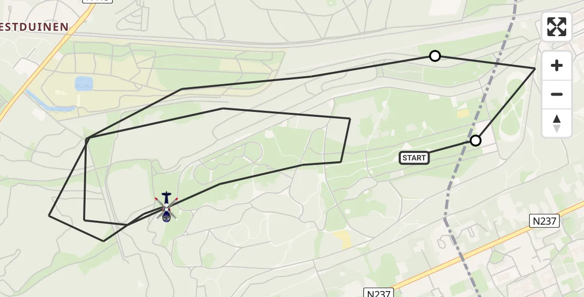 Vluchtroute Politiehelikopter Soest - Soest, 09 juli 2026, 07:51