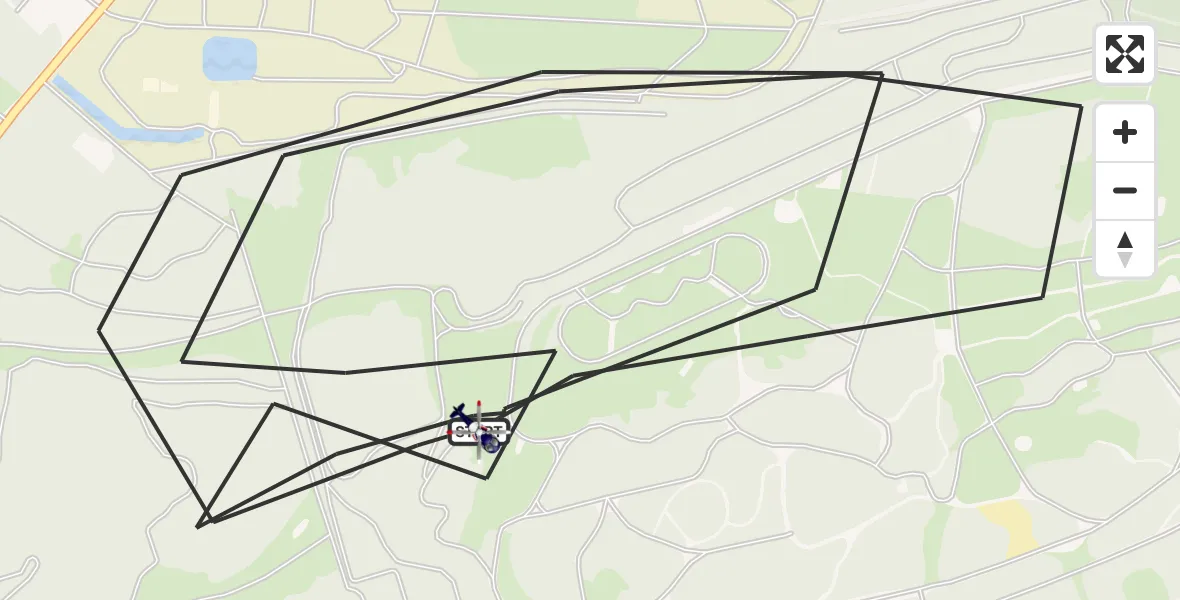 Vluchtroute Politiehelikopter Soest - Soest, 09 juli 2026, 07:59