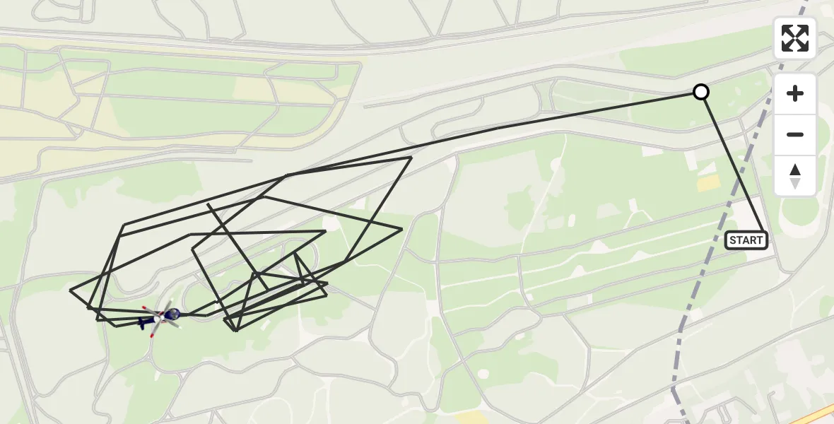 Vluchtroute Politiehelikopter Amersfoort - Soest, 09 juli 2026, 08:16