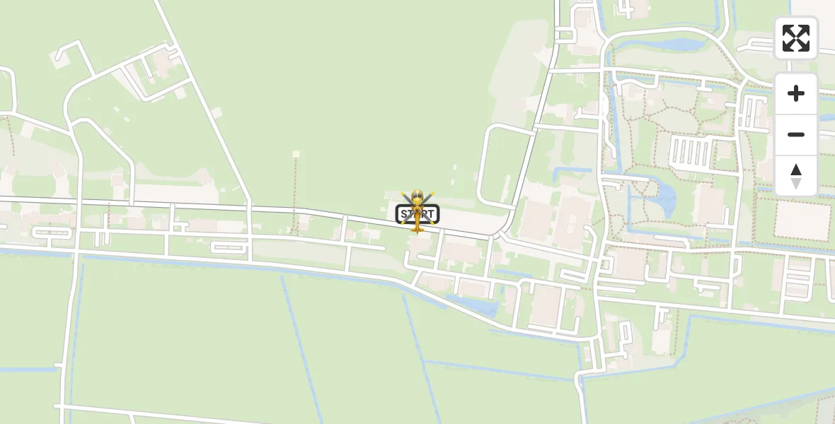 Vluchtroute Ambulancehelikopter Vliegbasis Leeuwarden - Vliegbasis Leeuwarden, 09 juli 2026, 15:51