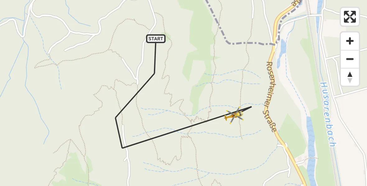 Vluchtroute  Oberaudorf - Oberaudorf, 14 juli 2026, 11:57