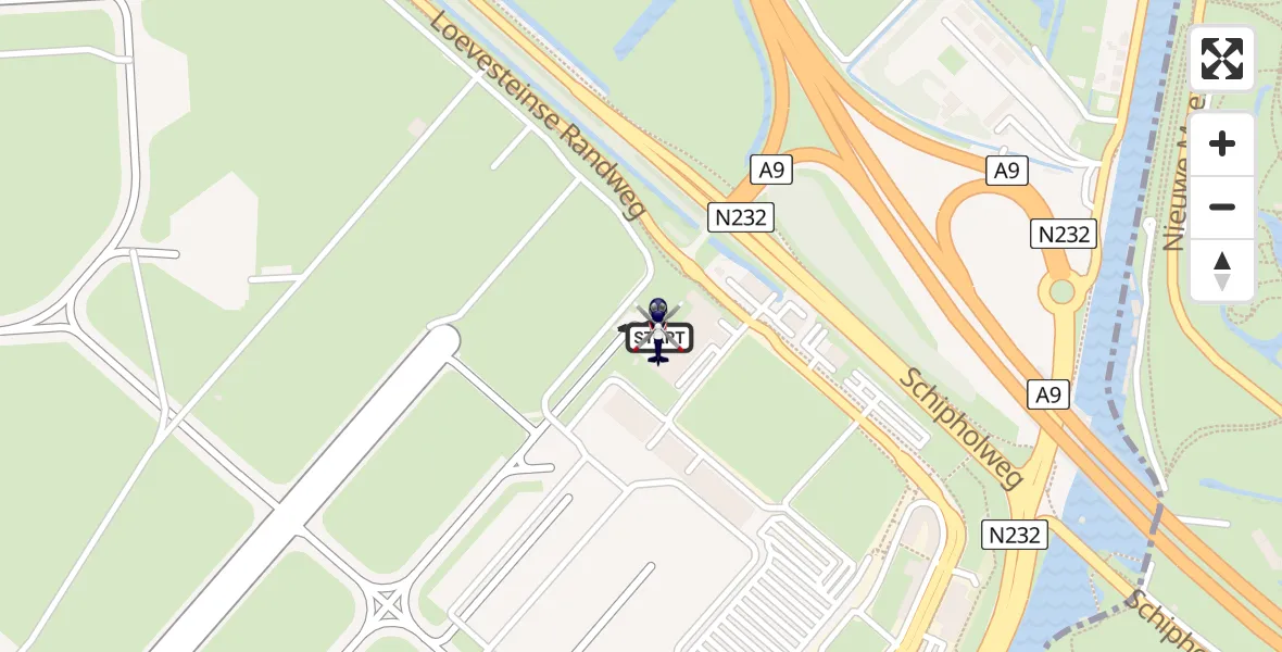 Vluchtroute Politiehelikopter Amsterdam Vliegveld Schiphol - Amsterdam Vliegveld Schiphol, 14 juli 2026, 12:10