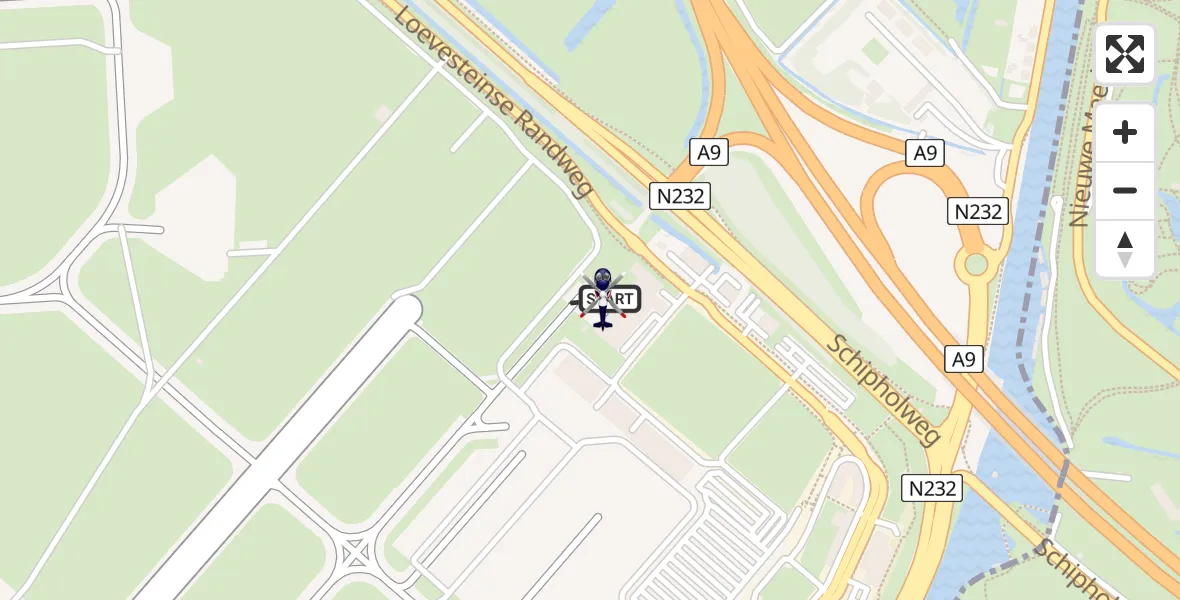 Vluchtroute Politiehelikopter Amsterdam Vliegveld Schiphol - Amsterdam Vliegveld Schiphol, 15 juli 2026, 12:04