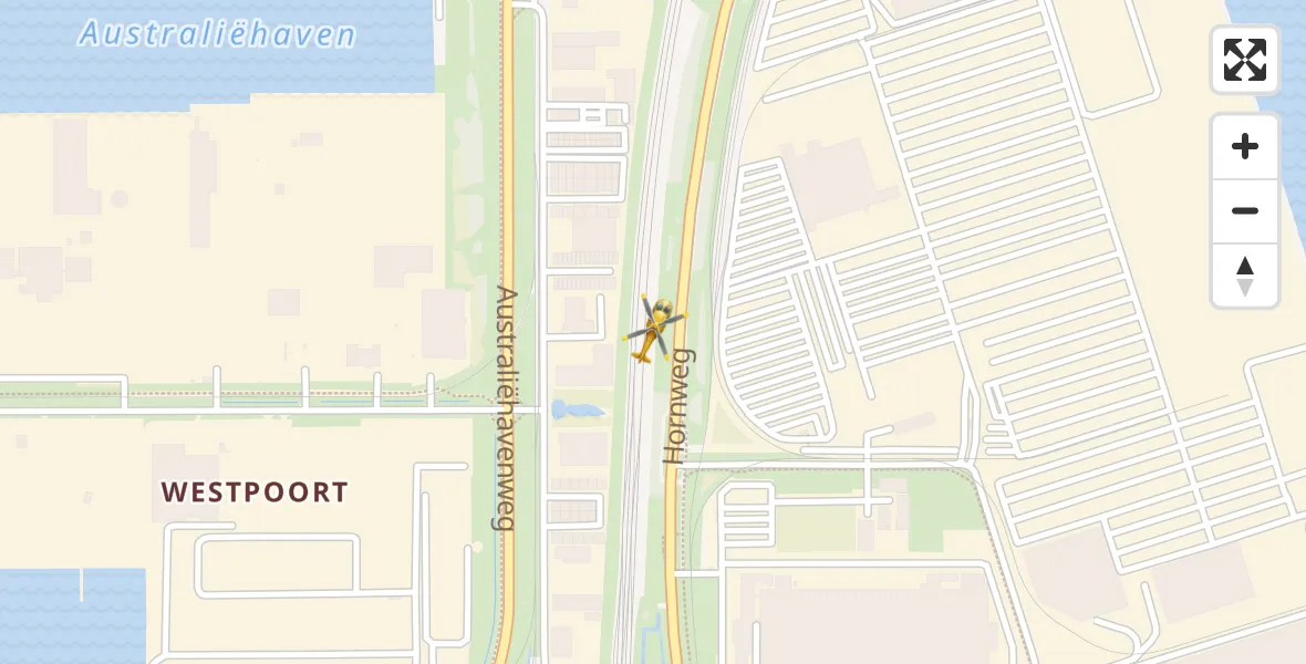 Vluchtroute Traumahelikopter Amsterdam - Amsterdam, 17 juli 2026, 06:13