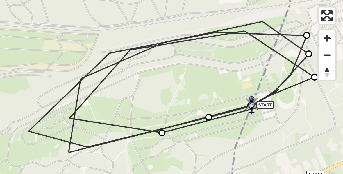 Vluchtroute Politiehelikopter Amersfoort - Amersfoort, 23 juli 2026, 07:47