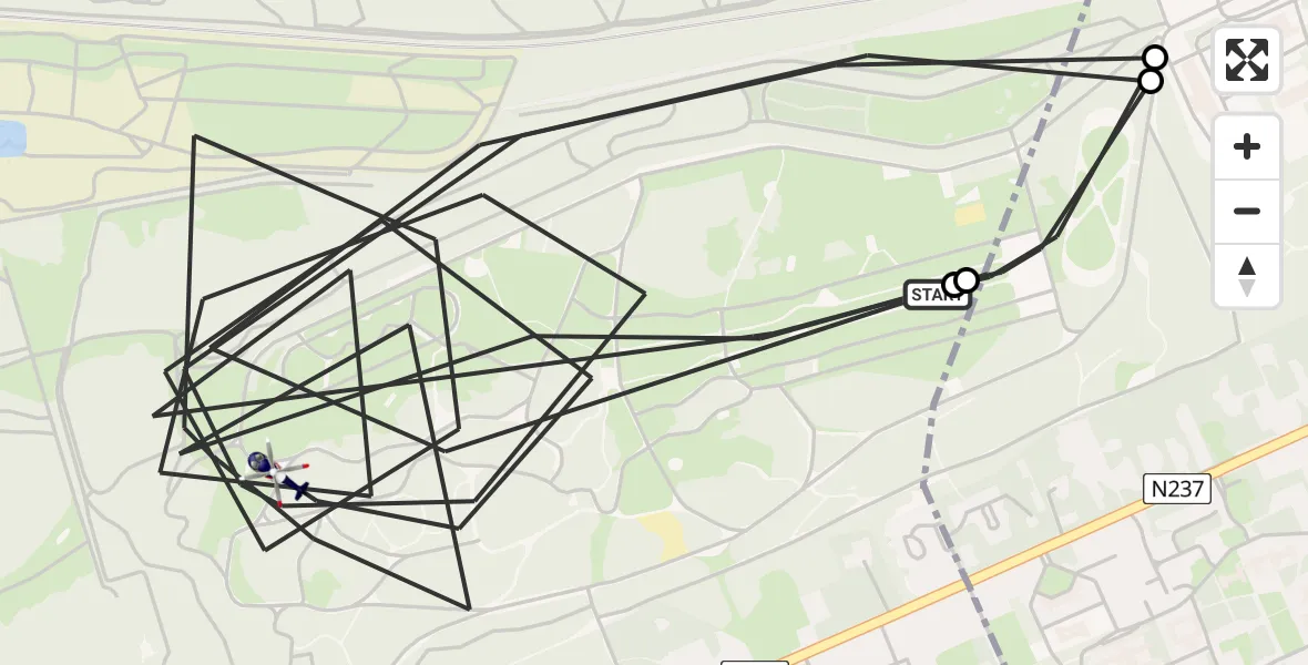 Vluchtroute Politiehelikopter Soest - Soest, 23 juli 2026, 07:58