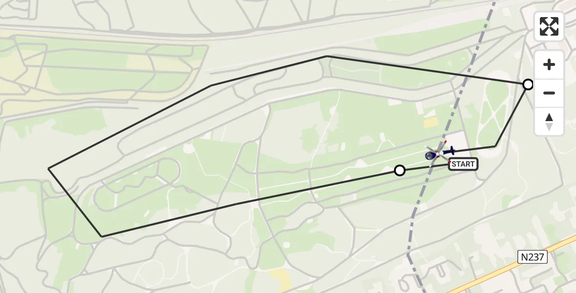 Vluchtroute Politiehelikopter Amersfoort - Amersfoort, 23 juli 2026, 08:32