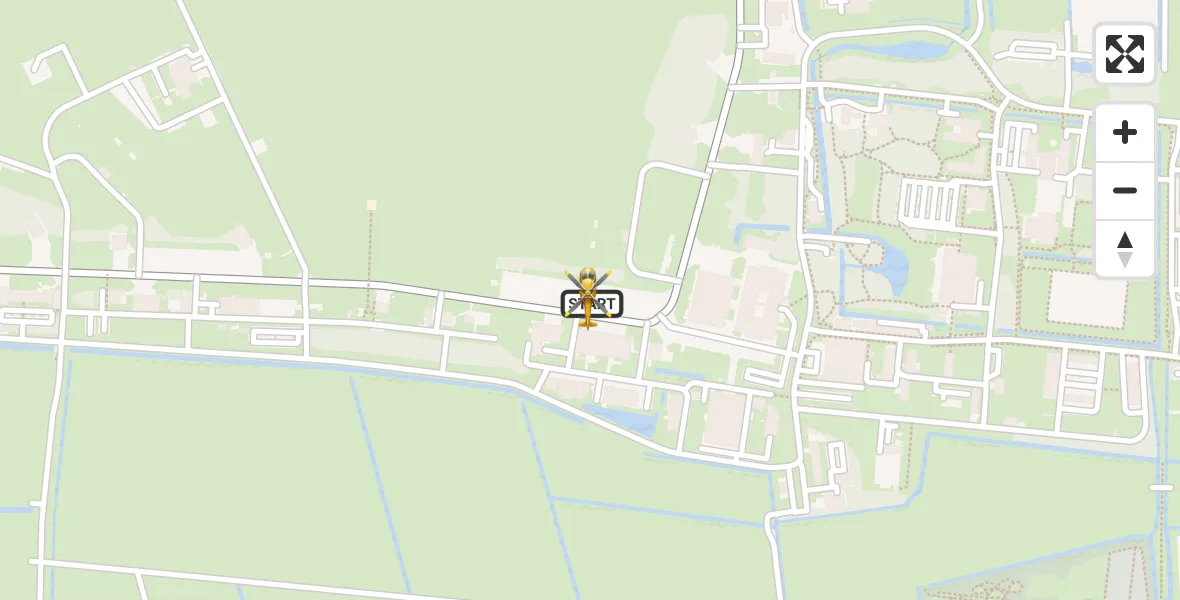 Vluchtroute Ambulancehelikopter Vliegbasis Leeuwarden - Vliegbasis Leeuwarden, 25 juli 2026, 14:20