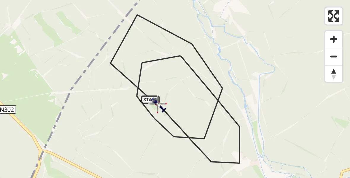 Vluchtroute Politiehelikopter Ermelo - Ermelo, 26 juli 2026, 18:39