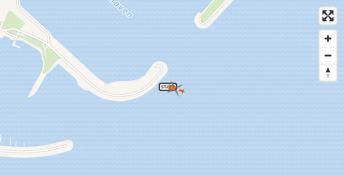 Vluchtroute Kustwachthelikopter Oosterschelde - Oosterschelde, 27 juli 2026, 12:05