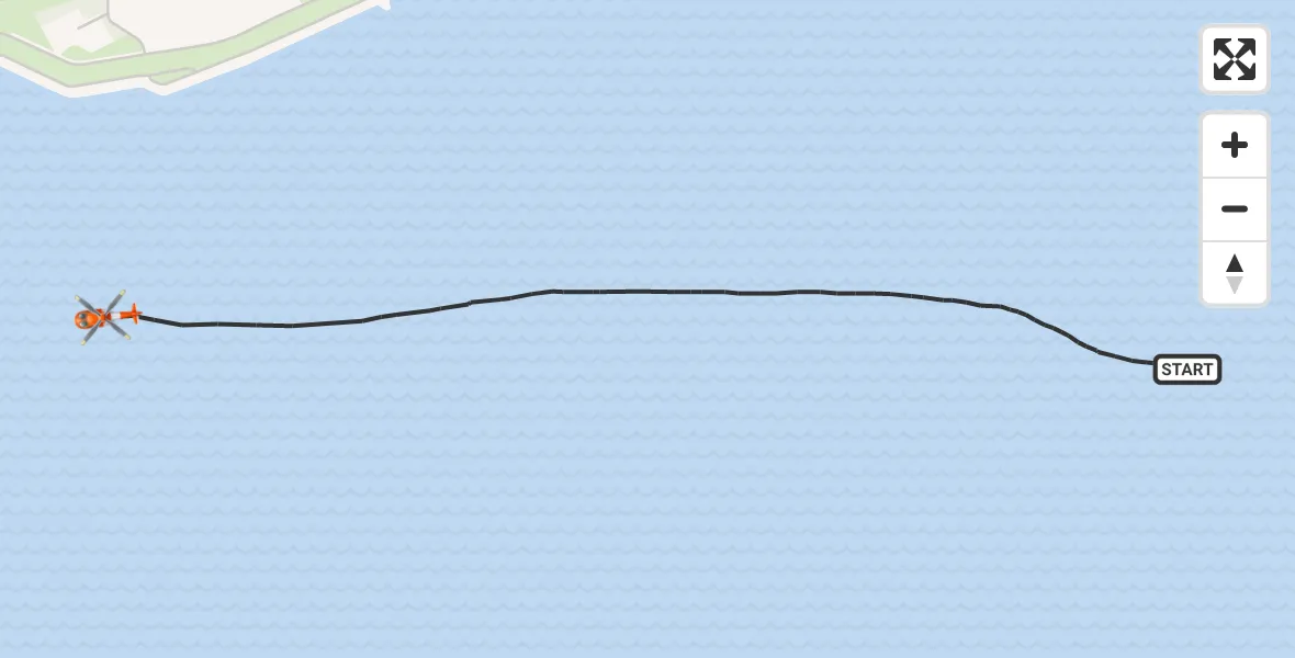 Vluchtroute Kustwachthelikopter Westerschelde - Westerschelde, 28 juli 2026, 12:29