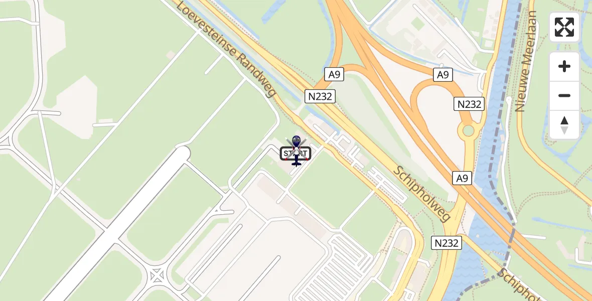 Vluchtroute Politiehelikopter Amsterdam Vliegveld Schiphol - Amsterdam Vliegveld Schiphol, 31 juli 2026, 05:40