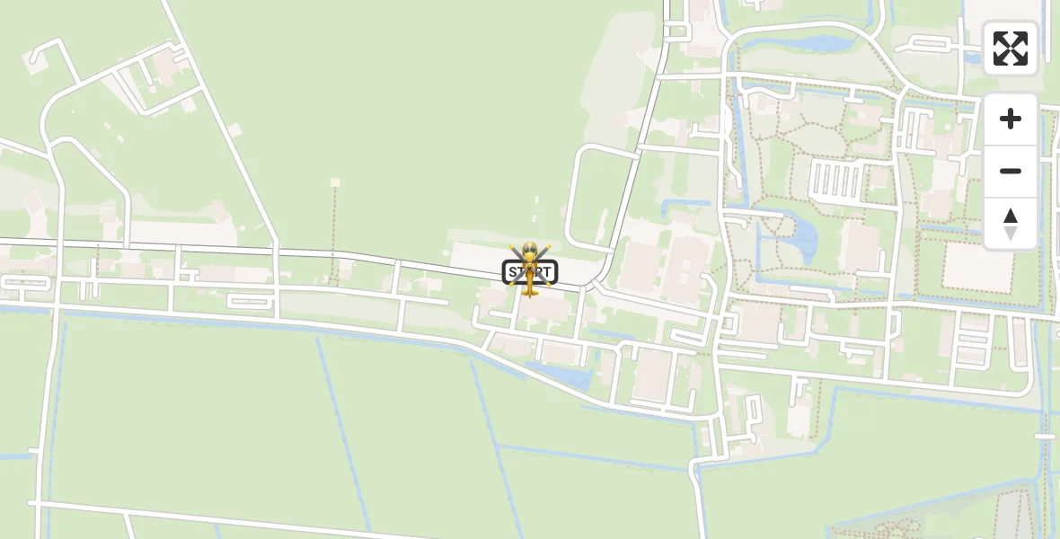 Vluchtroute Ambulancehelikopter Vliegbasis Leeuwarden - Vliegbasis Leeuwarden, 31 juli 2026, 14:08