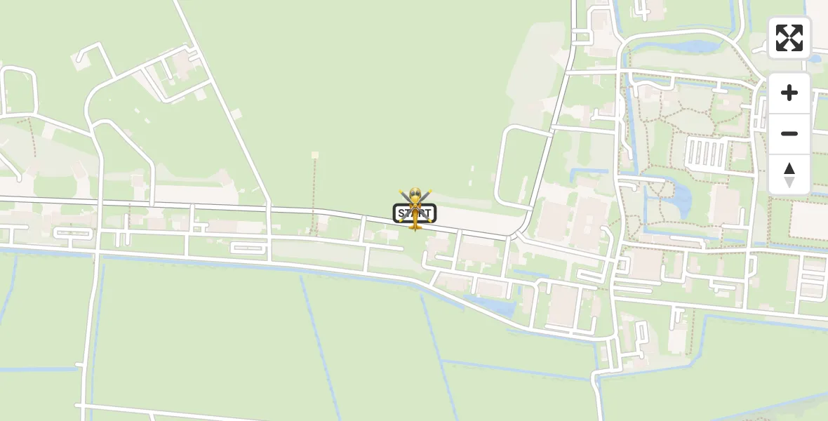 Vluchtroute Ambulancehelikopter Vliegbasis Leeuwarden - Vliegbasis Leeuwarden, 03 augustus 2026, 12:49