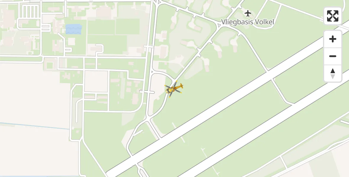 Vluchtroute Traumahelikopter Vliegbasis Volkel - Vliegbasis Volkel, 05 augustus 2026, 13:26