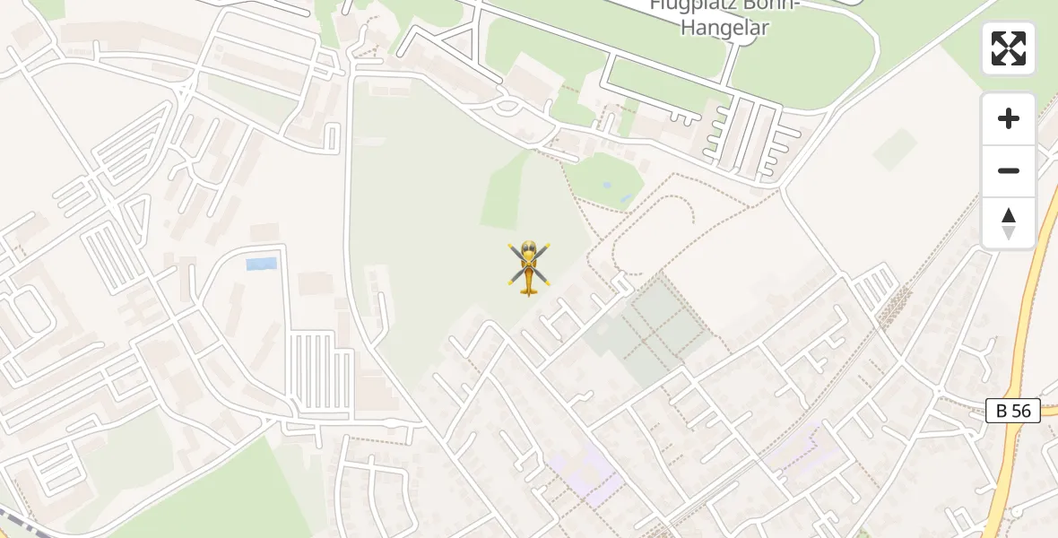 Vluchtroute Traumahelikopter Sankt Augustin - Sankt Augustin, 06 augustus 2026, 07:04