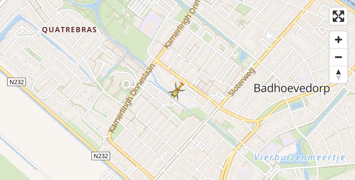 Vluchtroute Traumahelikopter Badhoevedorp - Badhoevedorp, 06 augustus 2026, 17:45