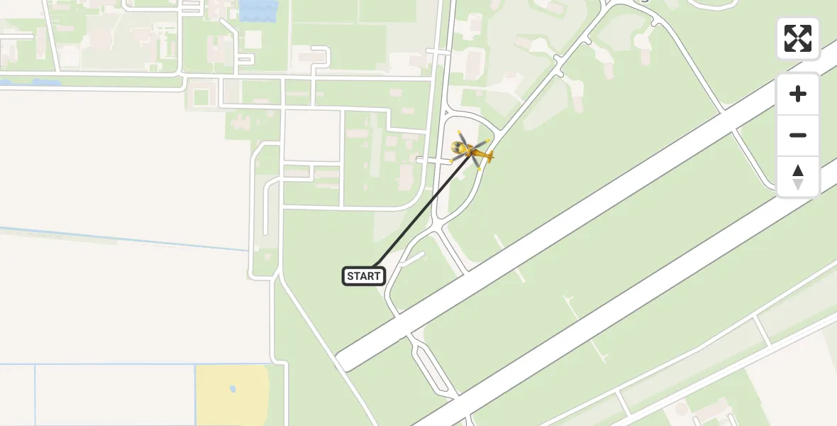 Vluchtroute Traumahelikopter Vliegbasis Volkel - Vliegbasis Volkel, 07 augustus 2026, 07:19