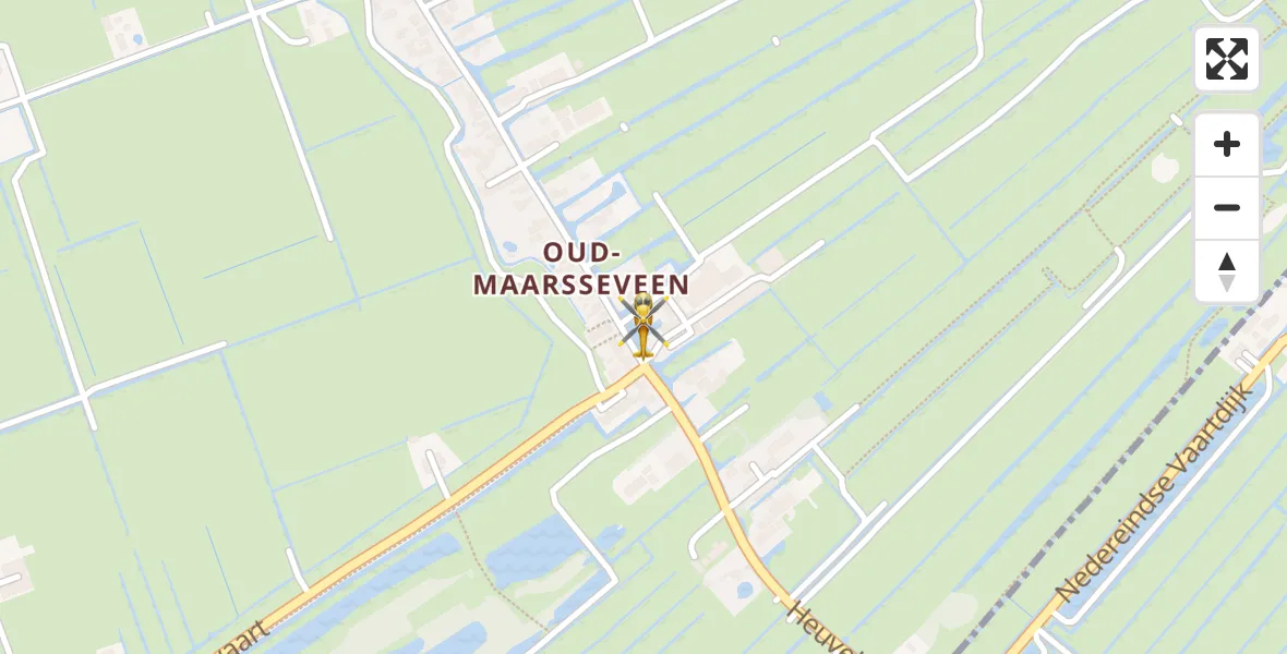 Vluchtroute Traumahelikopter Tienhoven - Tienhoven, 09 augustus 2026, 11:10